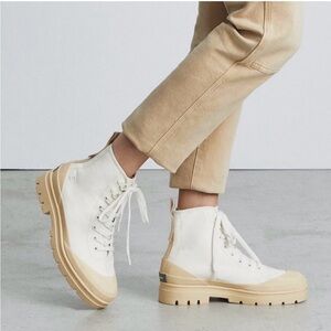 Everlane Canvas Utility Boot Organic Cotton Size 6.5